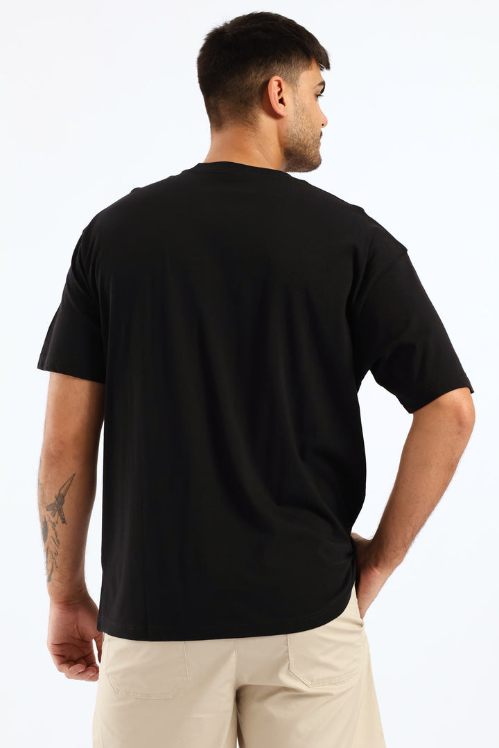 Short Sleeve Tv Tee - Black