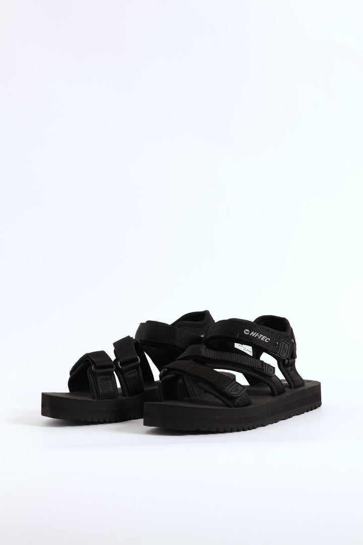 Fisher Multi Strap Sandal - Black