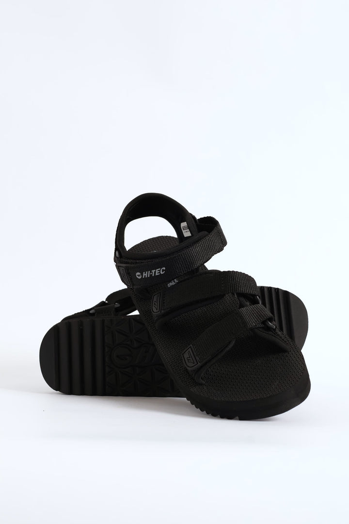 Fisher Multi Strap Sandal - Black