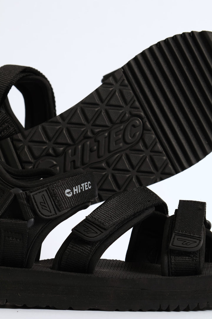 Fisher Multi Strap Sandal - Black