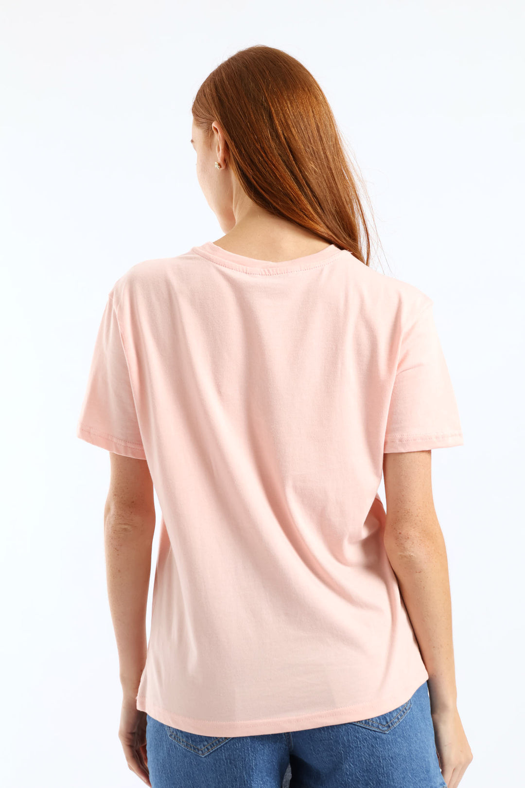 Foil Scooter Tee - Dusty Rose