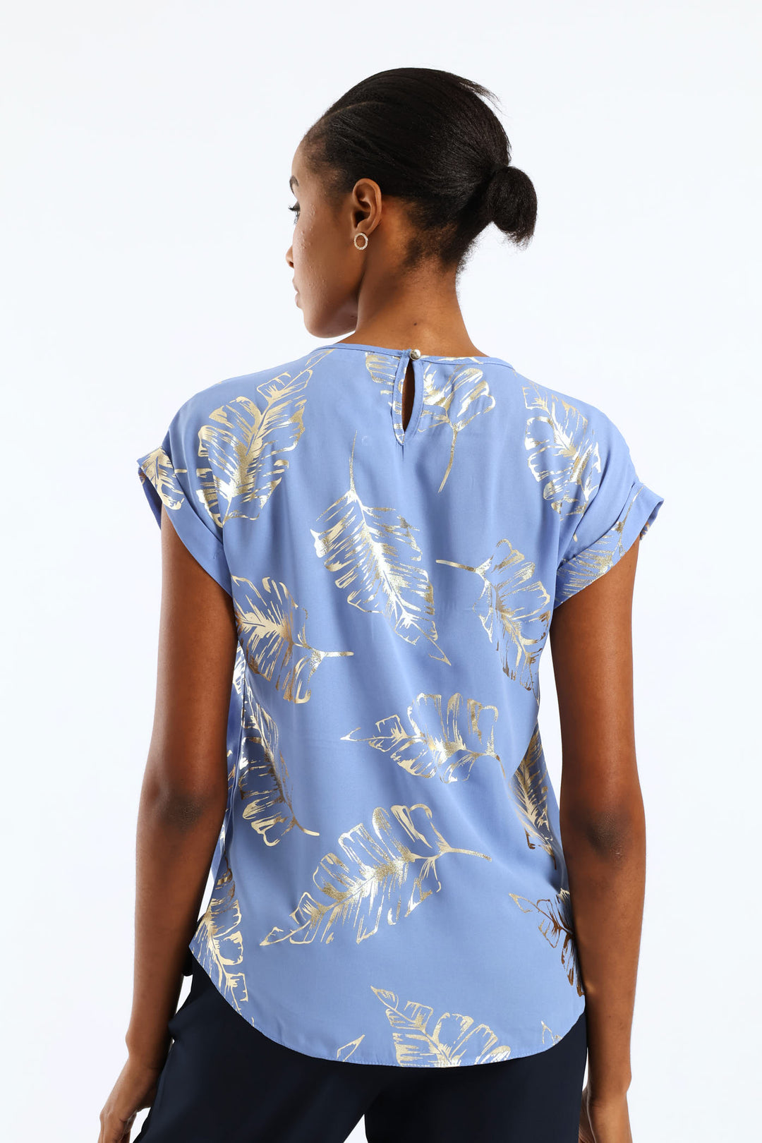 Short Sleeve Formal Tee - Blue