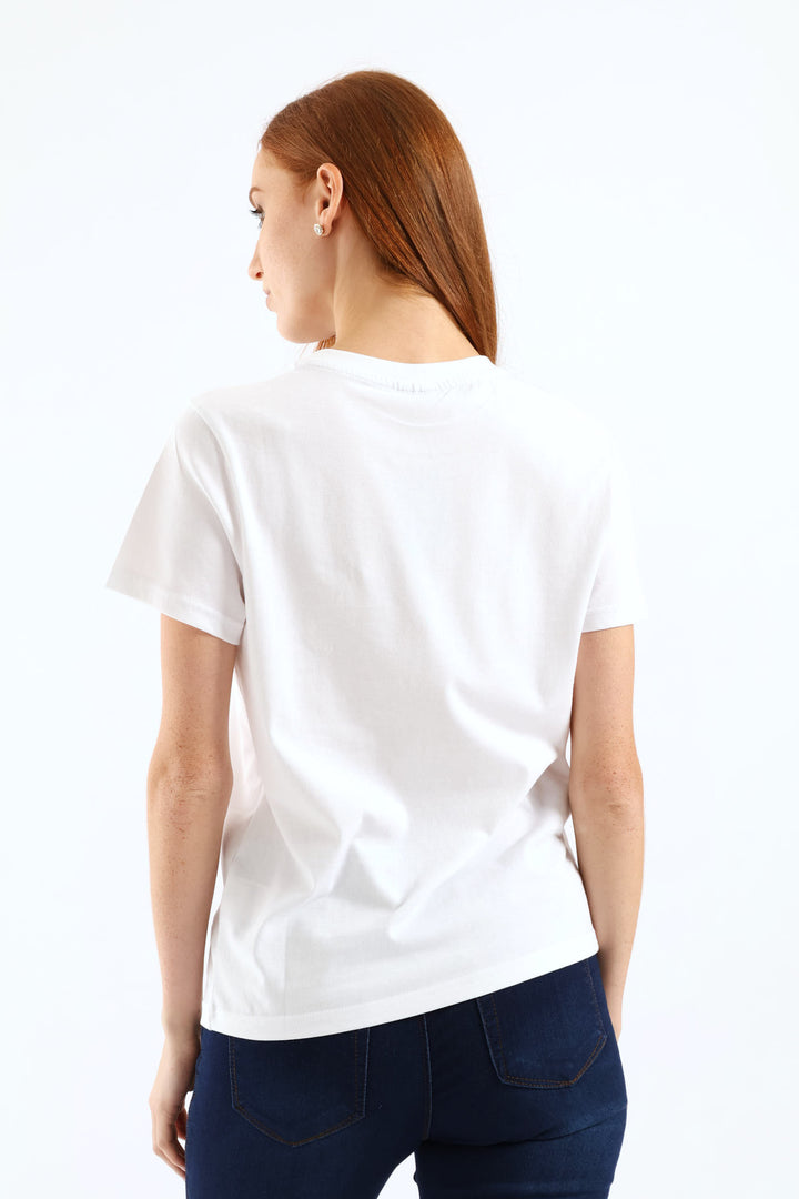 Rosa T-Shirt - White