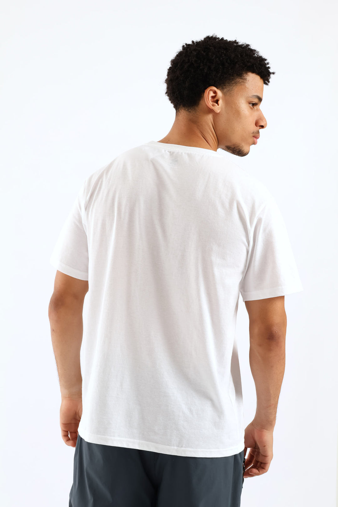 Cast Basic Print Tee - White
