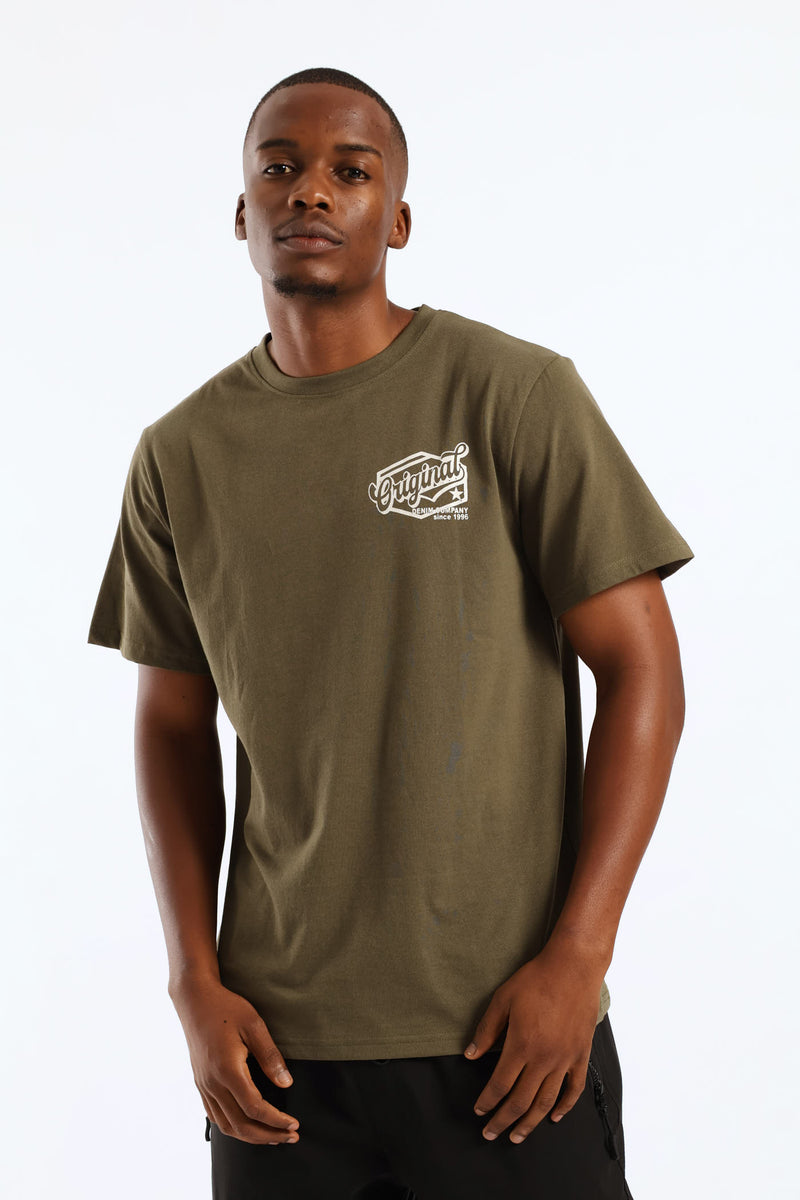Original Basic Print Tee - Fatigue