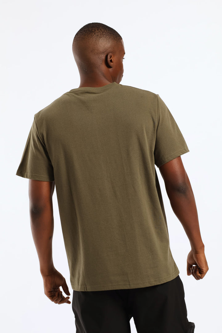 Original Basic Print Tee - Fatigue