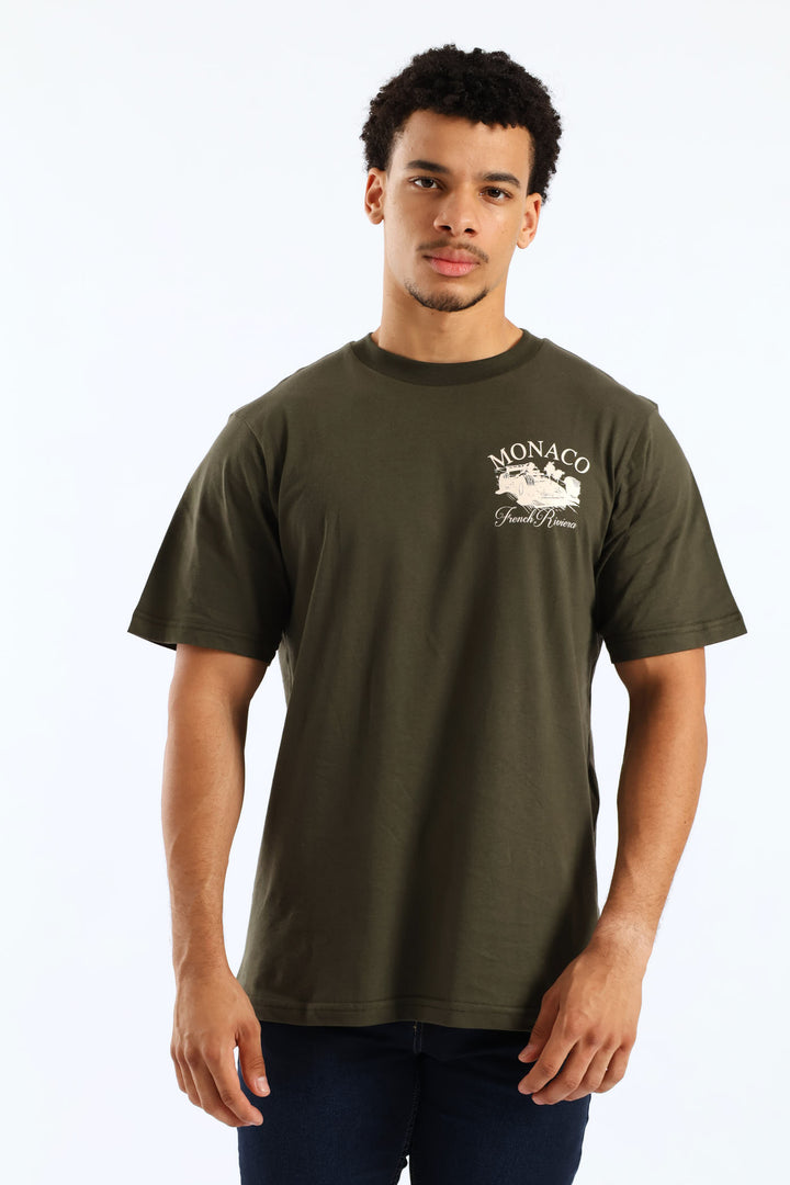 Race Car Front & Back Tee - Fatigue