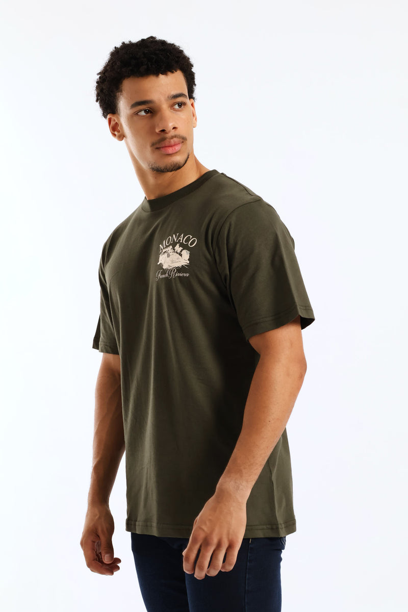 Race Car Front & Back Tee - Fatigue