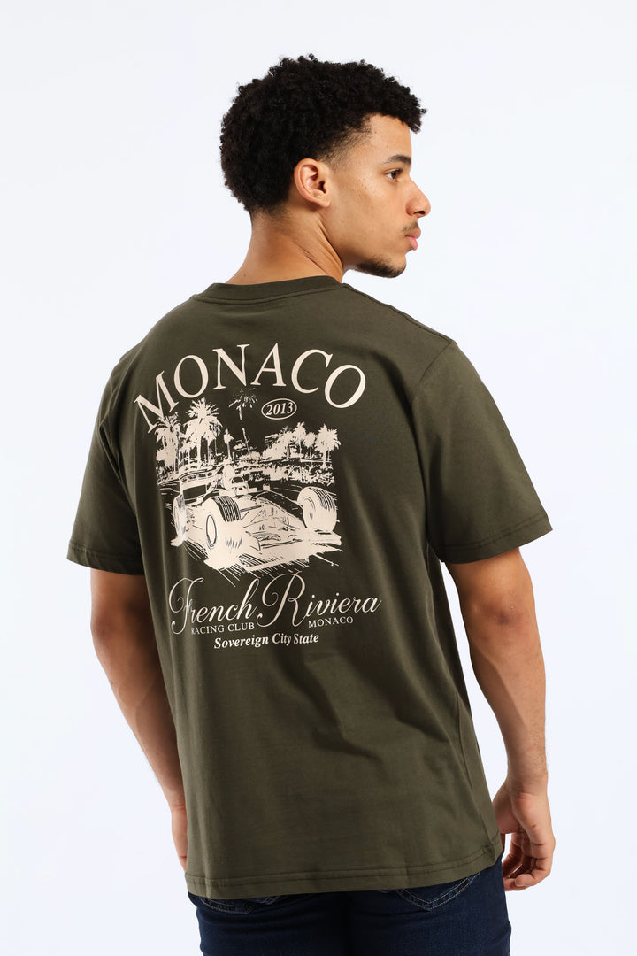 Race Car Front & Back Tee - Fatigue