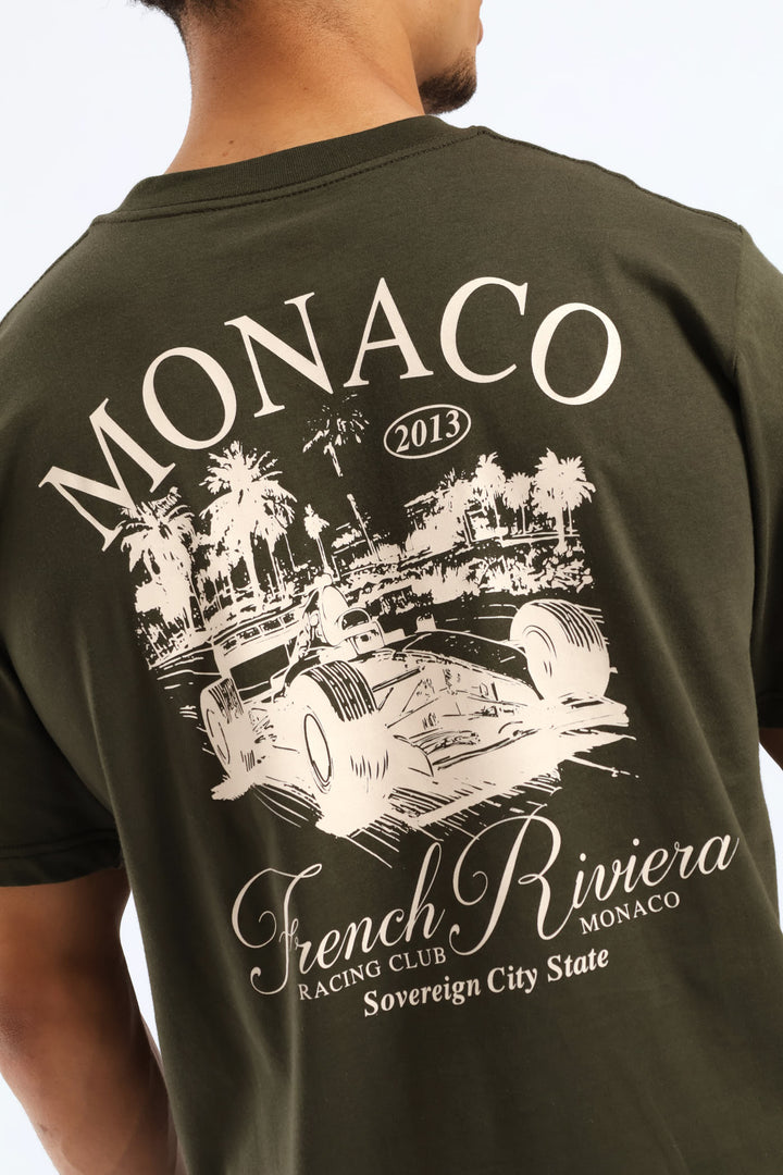 Race Car Front & Back Tee - Fatigue