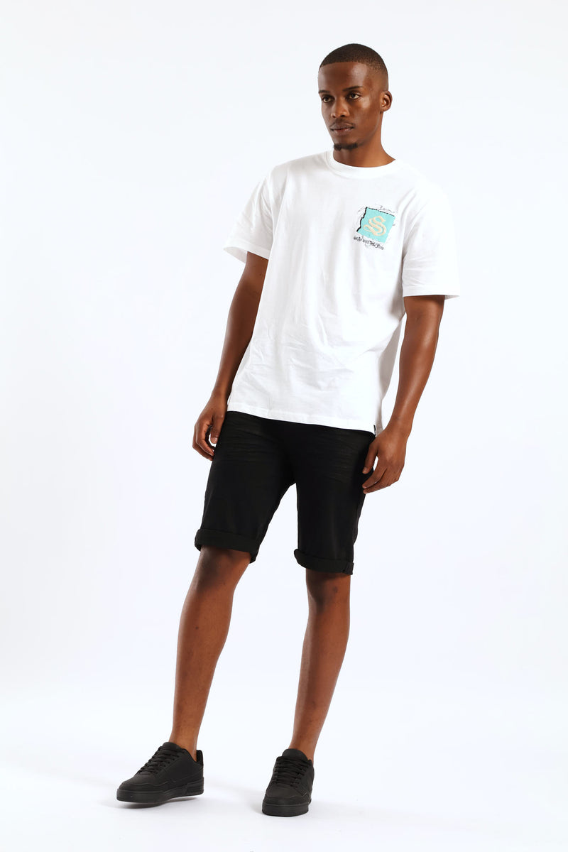 Denim Shorts - Black