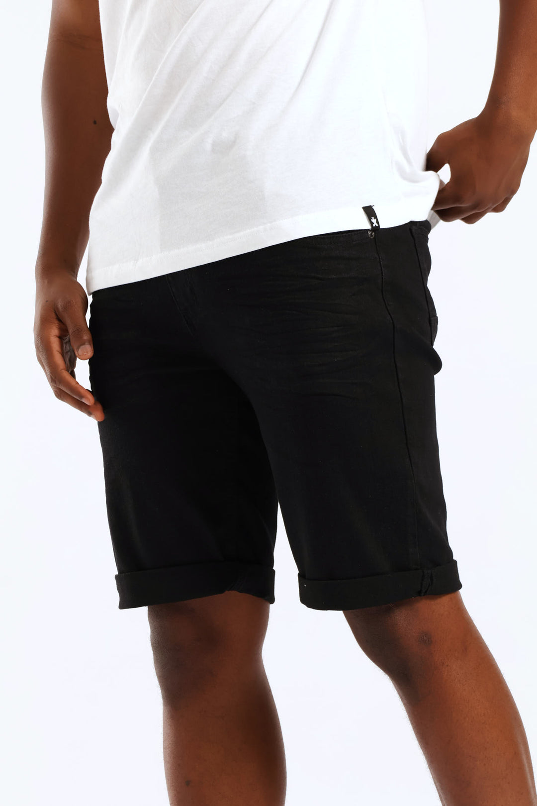 Denim Shorts - Black