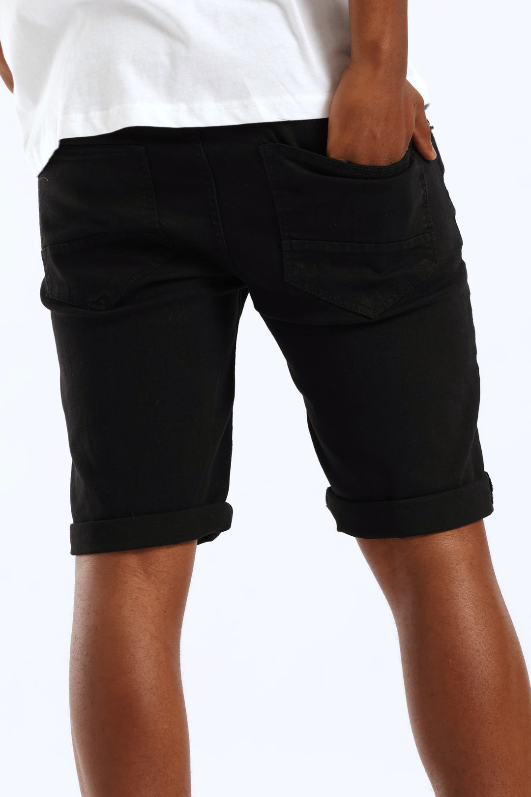 Denim Shorts - Black