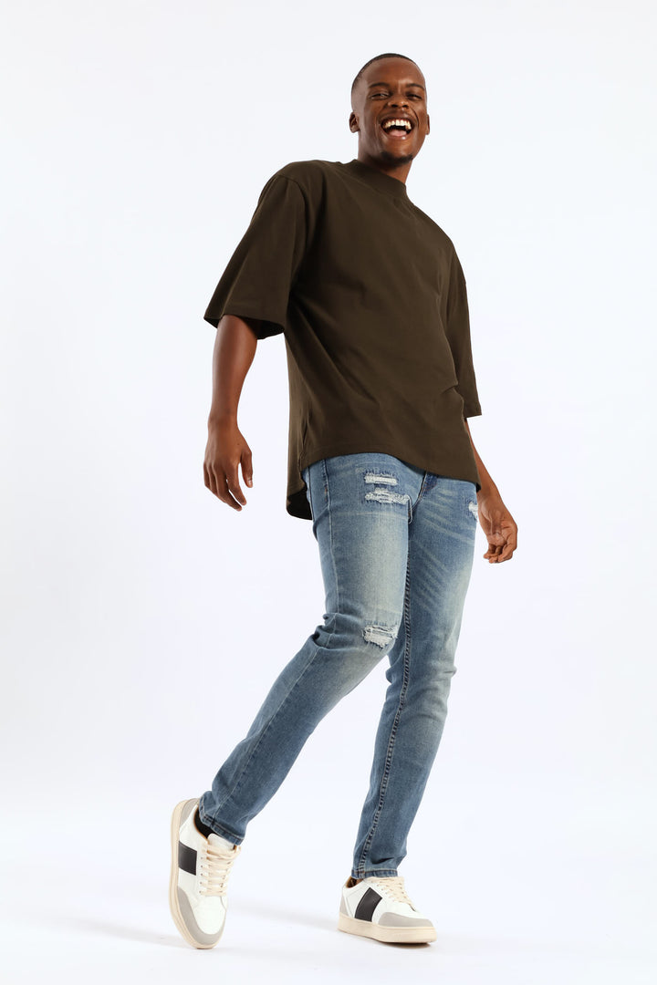 Basic Oversized Tee - Fatigue