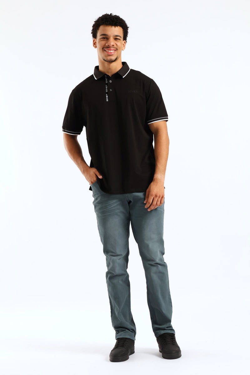 Soviet Terminator Slim Denim - Metallic