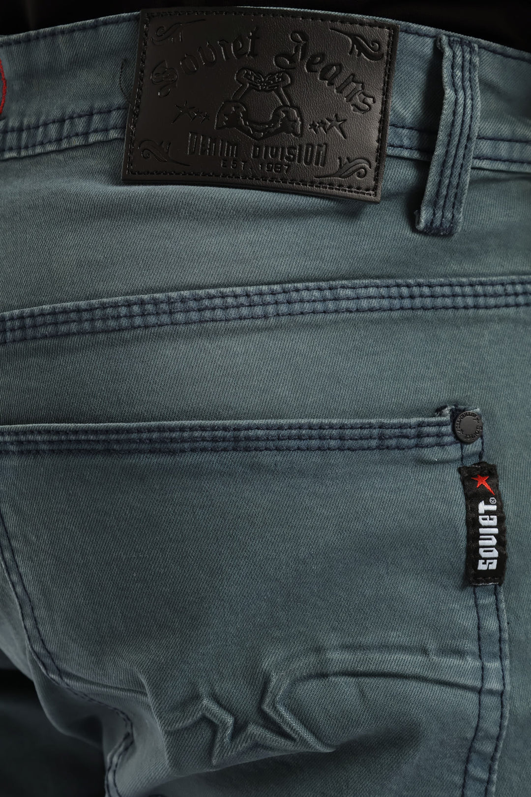 Soviet Terminator Slim Denim - Metallic