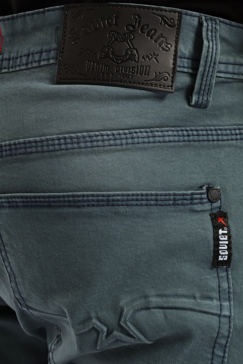 Soviet Terminator Slim Denim - Metallic