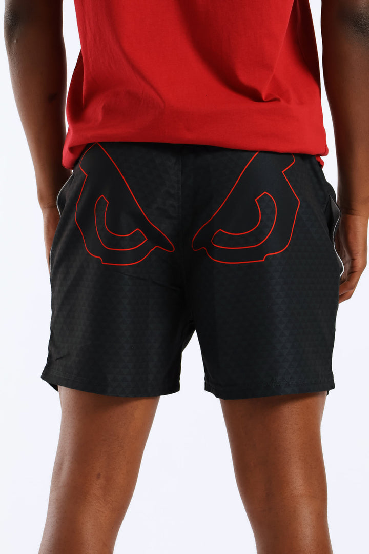 Eyes Boardshort - Black