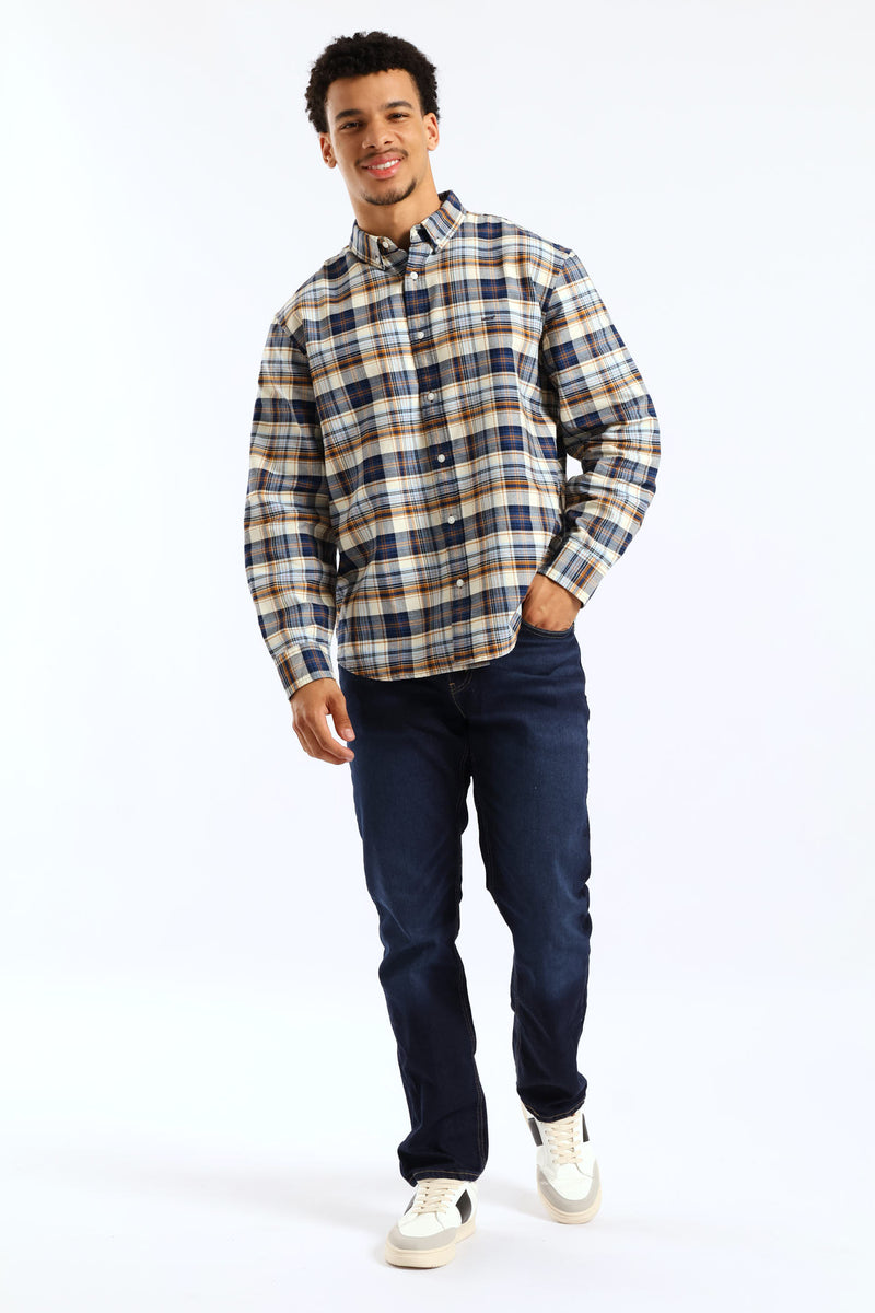 Authentic Button Down Shirt - Navy
