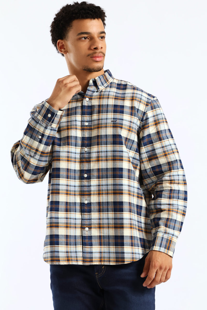 Authentic Button Down Shirt - Navy