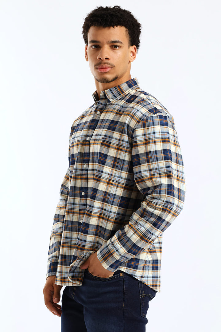 Authentic Button Down Shirt - Navy