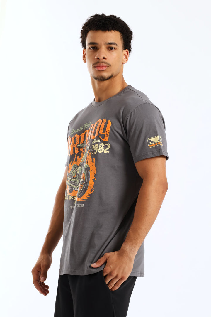 Bike Tee - Grey