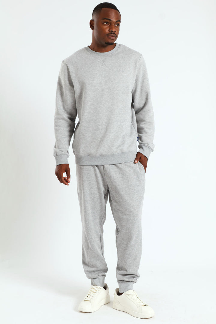 Fleece Jogger - Grey Melange
