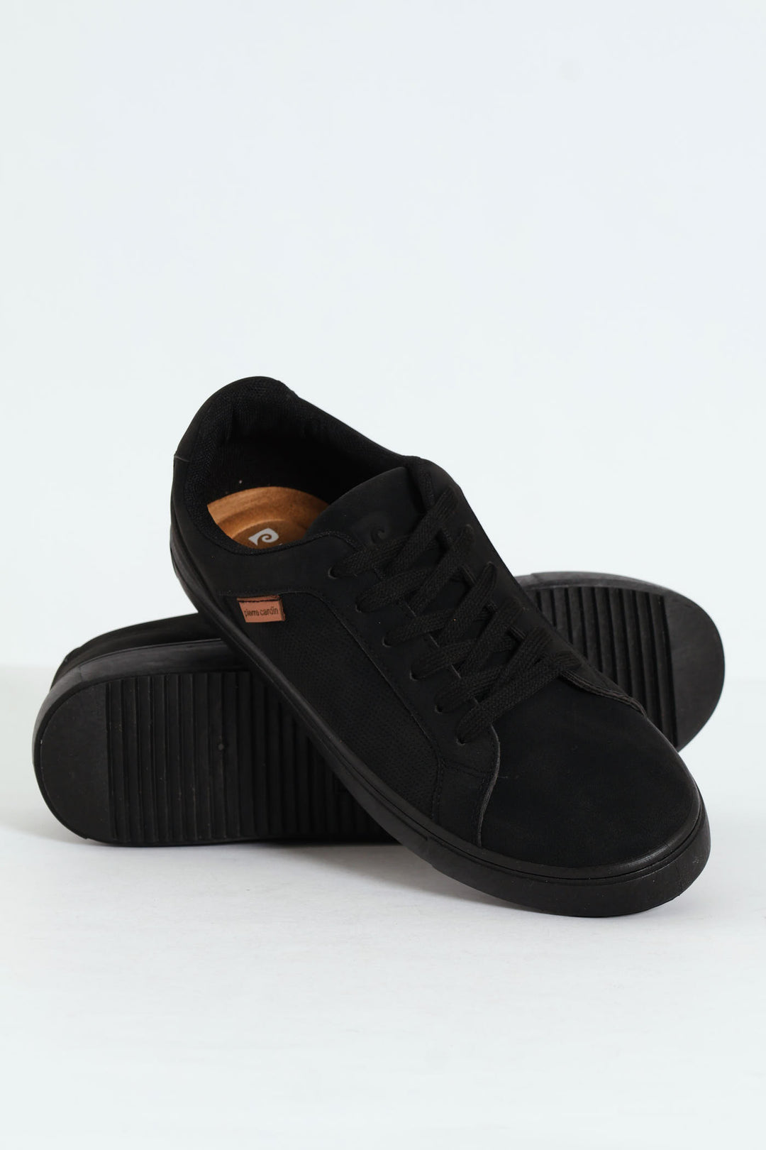 Lace Up Mono Sneaker - Black