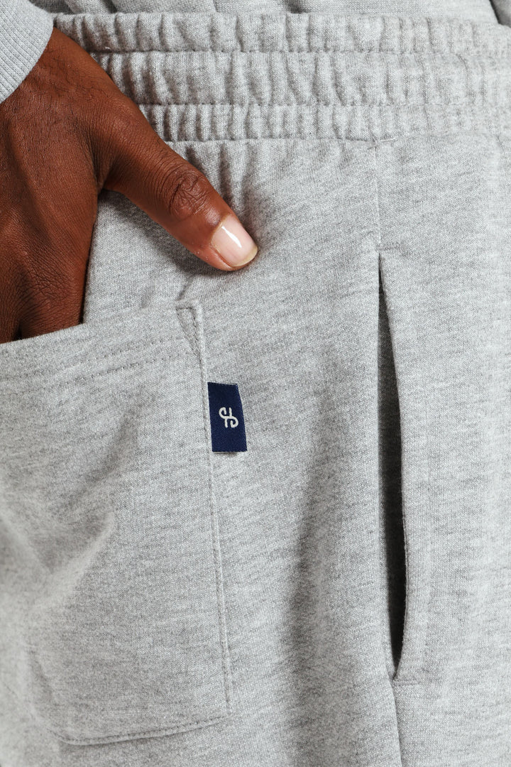 Fleece Jogger - Grey Melange