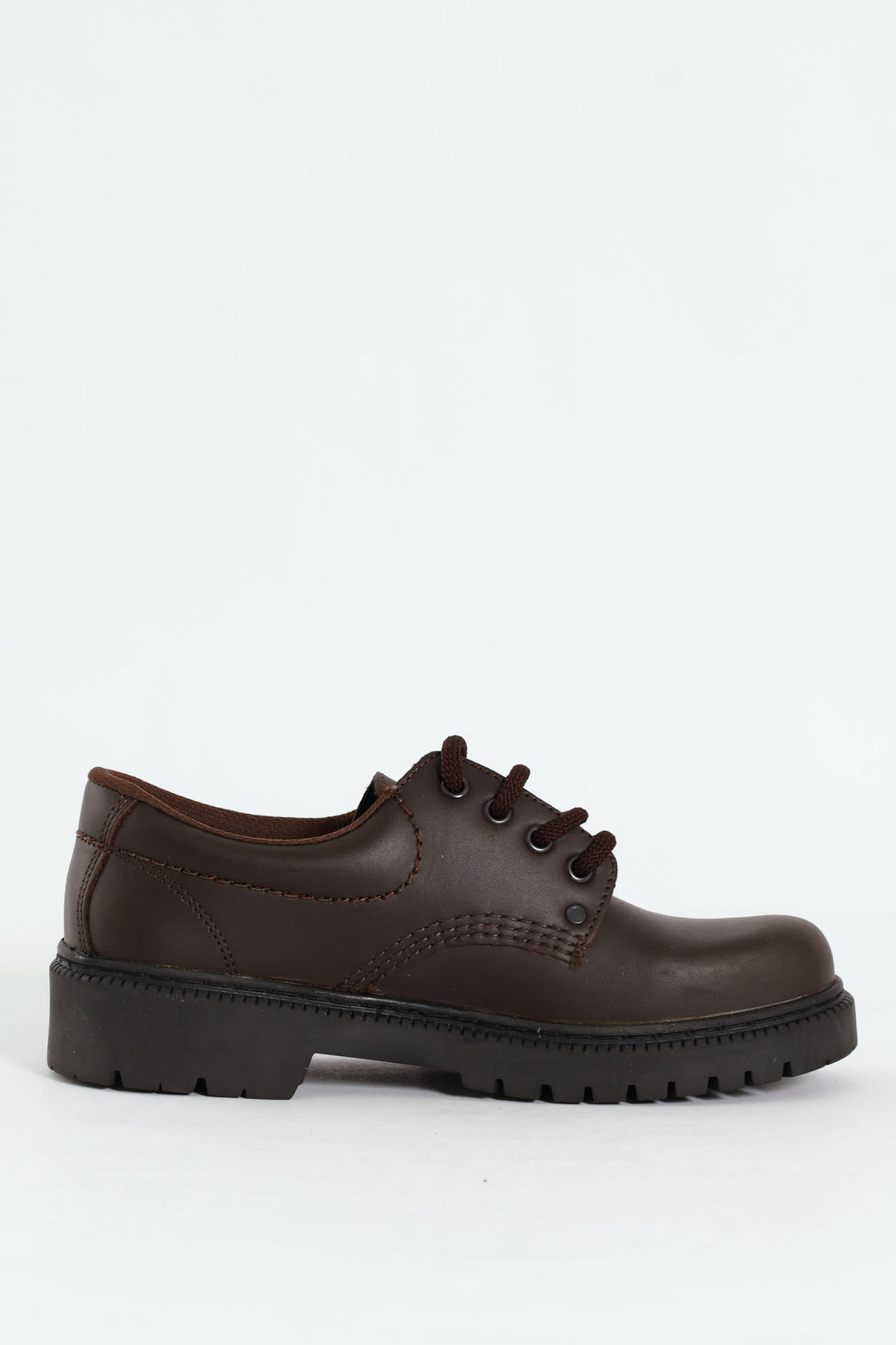 Orlando M4 Leather Lace Up Shoe - Dark Brown