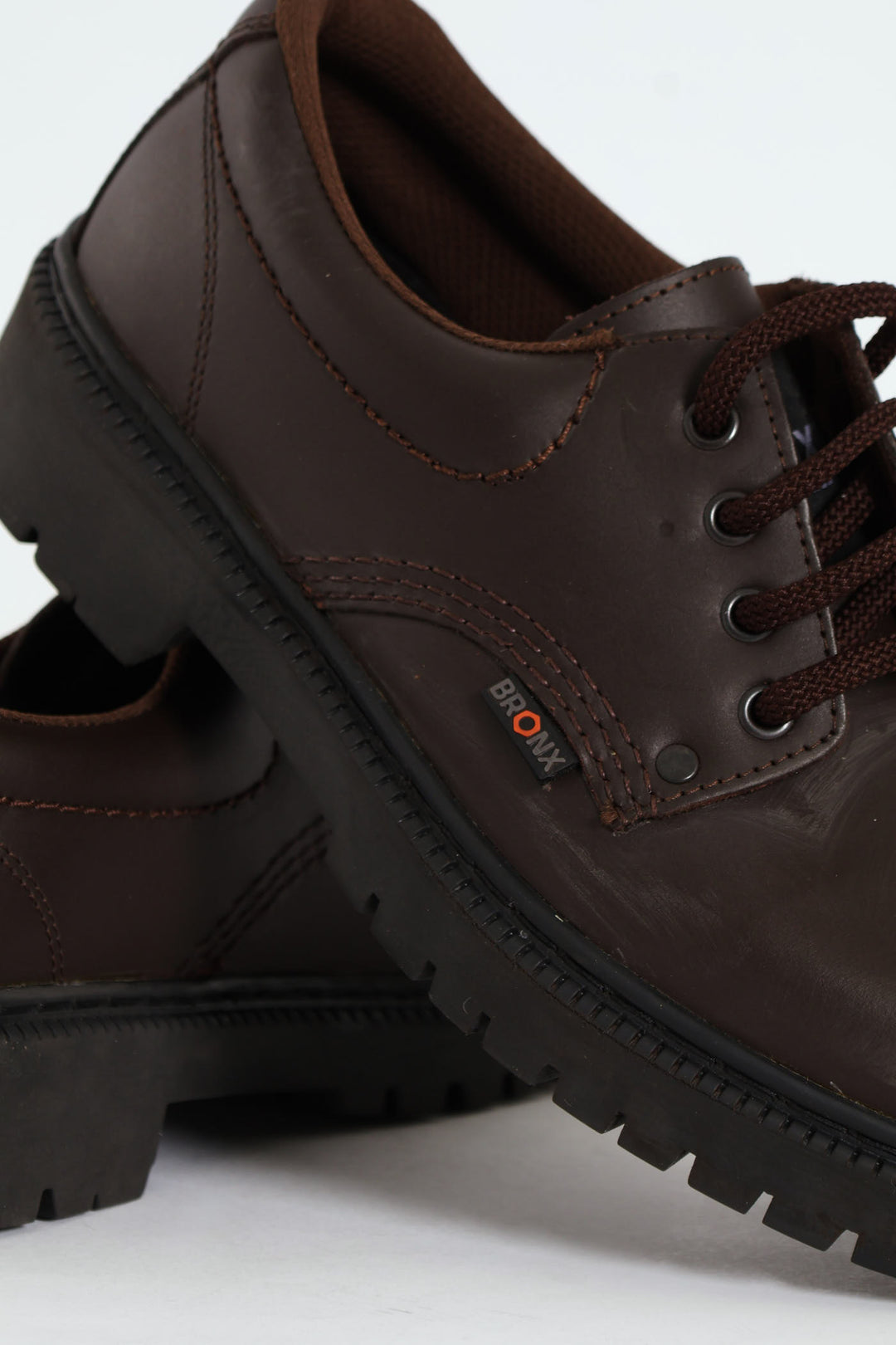 Orlando M4 Leather Lace Up Shoe - Dark Brown