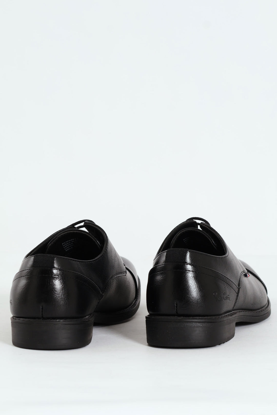 Formal Derby Shoe With Toe Cap - Black