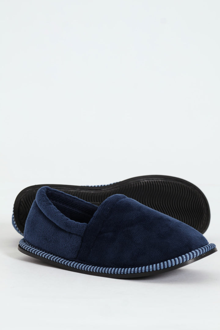 Boys Basic Slipper - Navy
