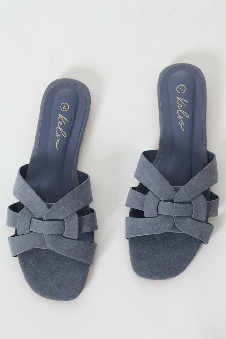 Interlink Basic Mule Sandal - Duck Egg