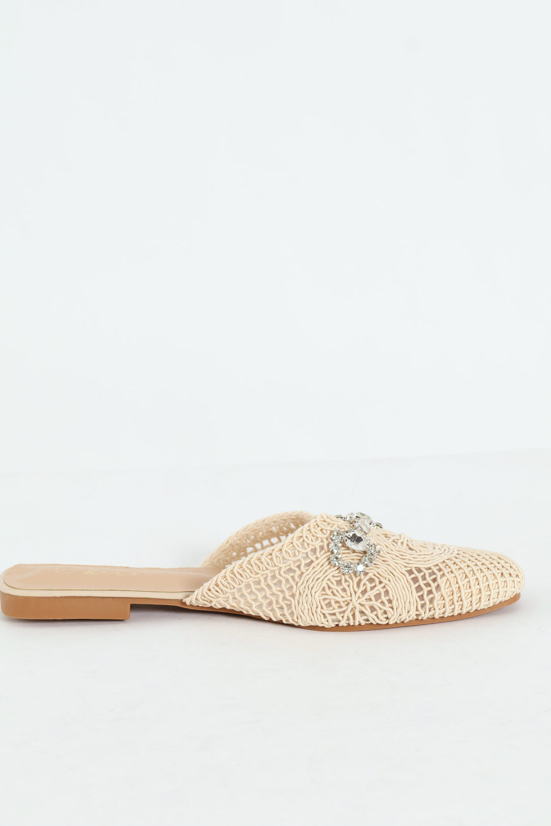 Crochet Push In With Trim - Natural