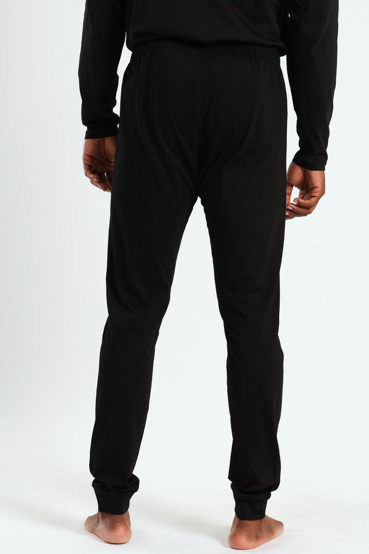 Winter Long John Cotton Thermal - Black