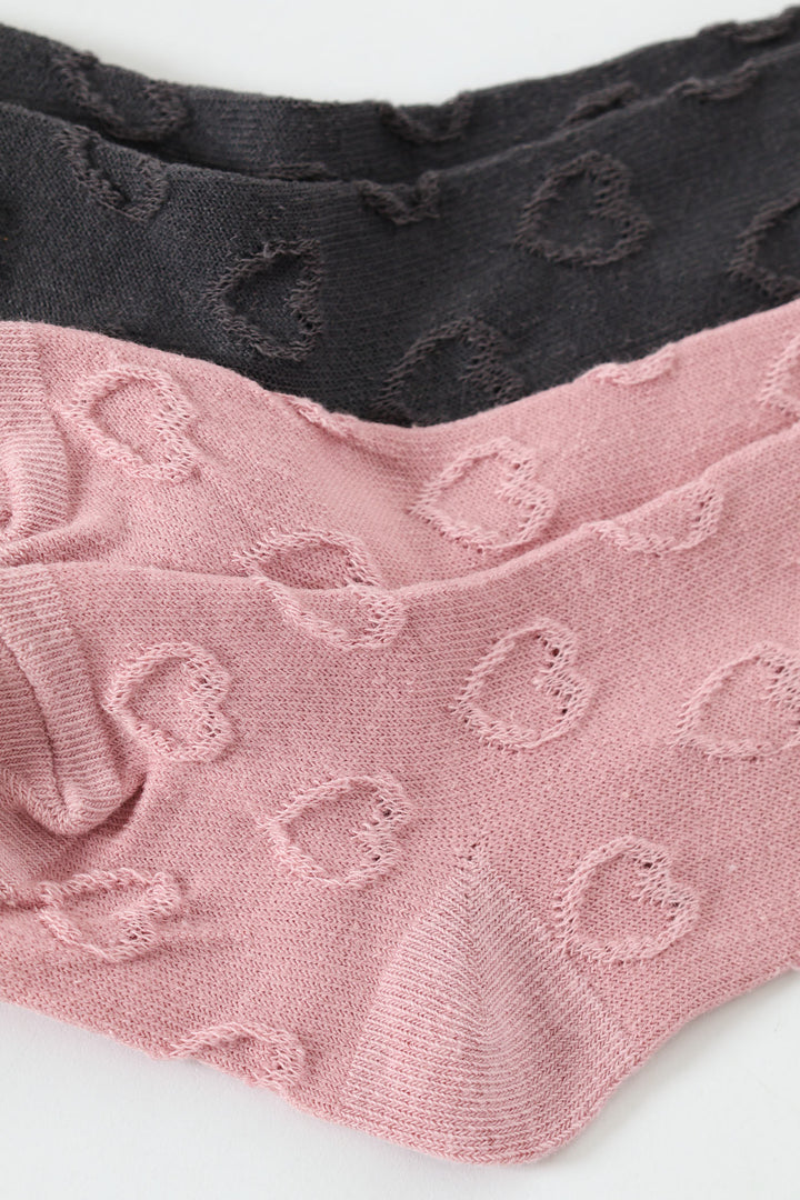 2 Pack Stocking Socks - Dusty Pink