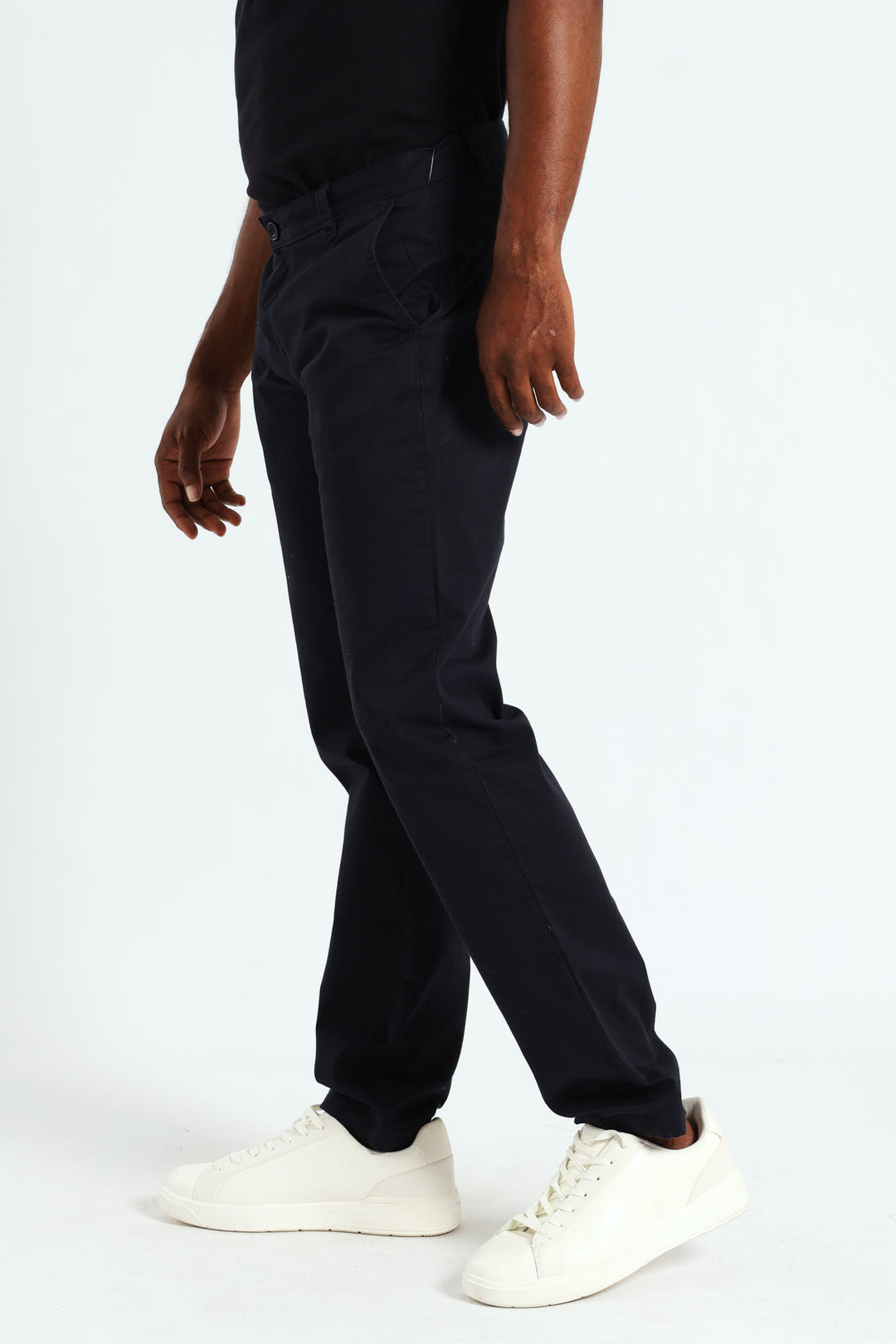 Basic Slim Stretch Chino - Navy
