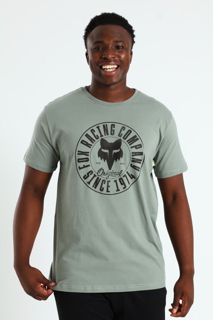 Emblem Short Sleeve Tee - Sage