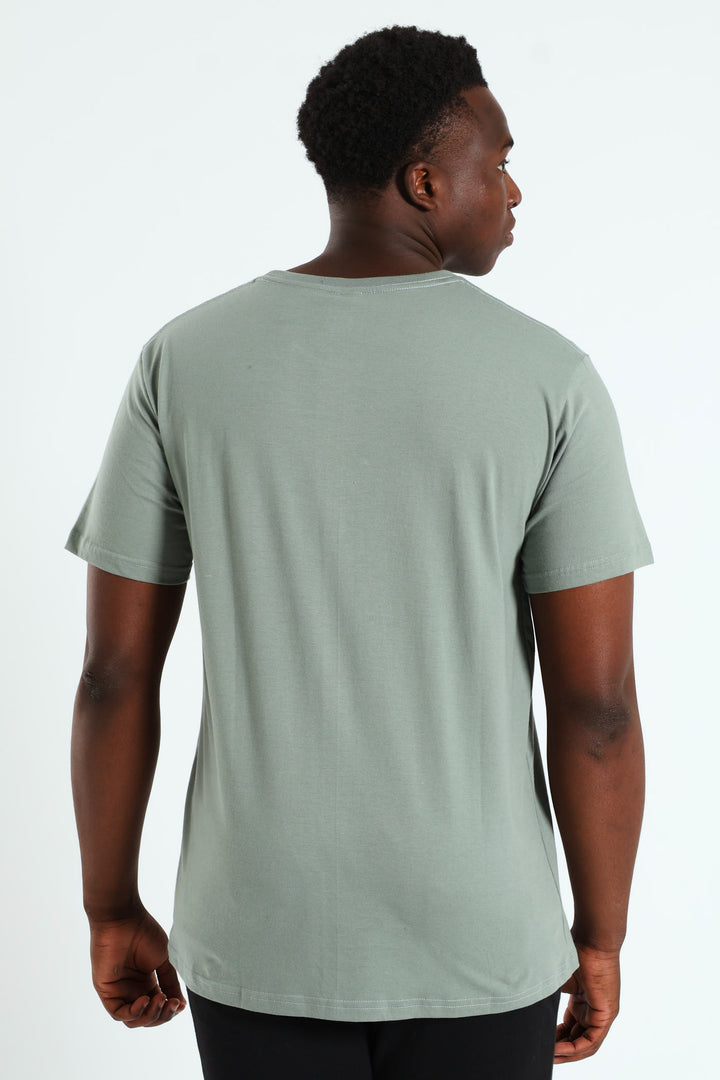 Emblem Short Sleeve Tee - Sage