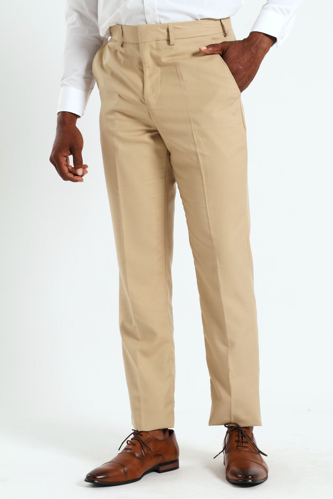 Basic Smart Trouser - Tan