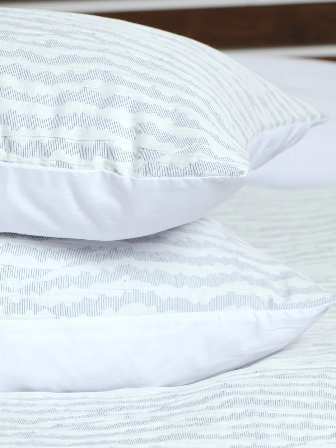 Cloud Jacquard Duvet Cover - Grey