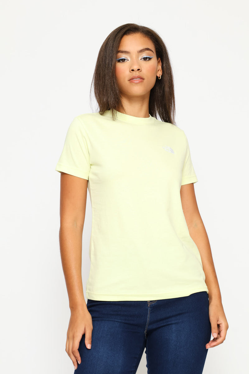 Evolution Simple Dome Slim Short Sleeve Tee - Yellow