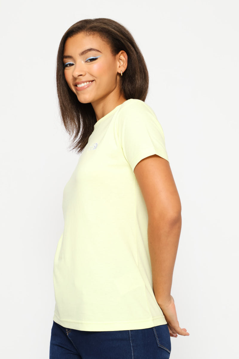 Evolution Simple Dome Slim Short Sleeve Tee - Yellow