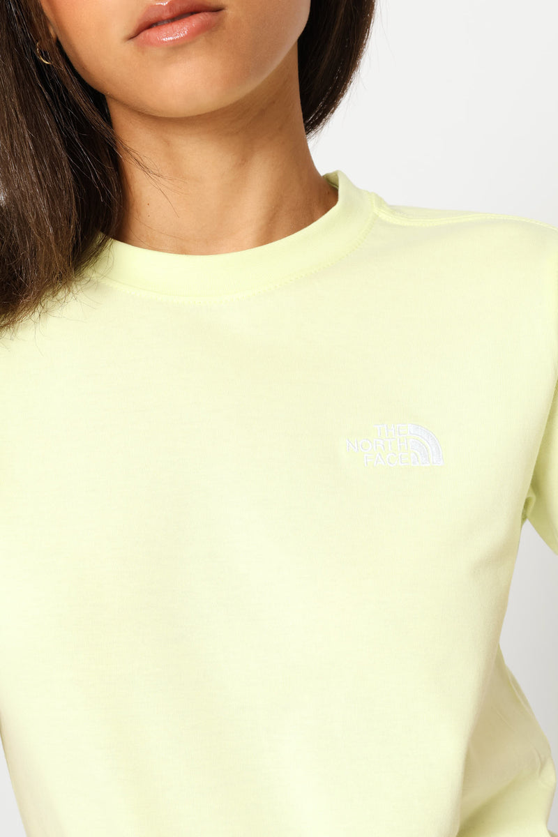 Evolution Simple Dome Slim Short Sleeve Tee - Yellow