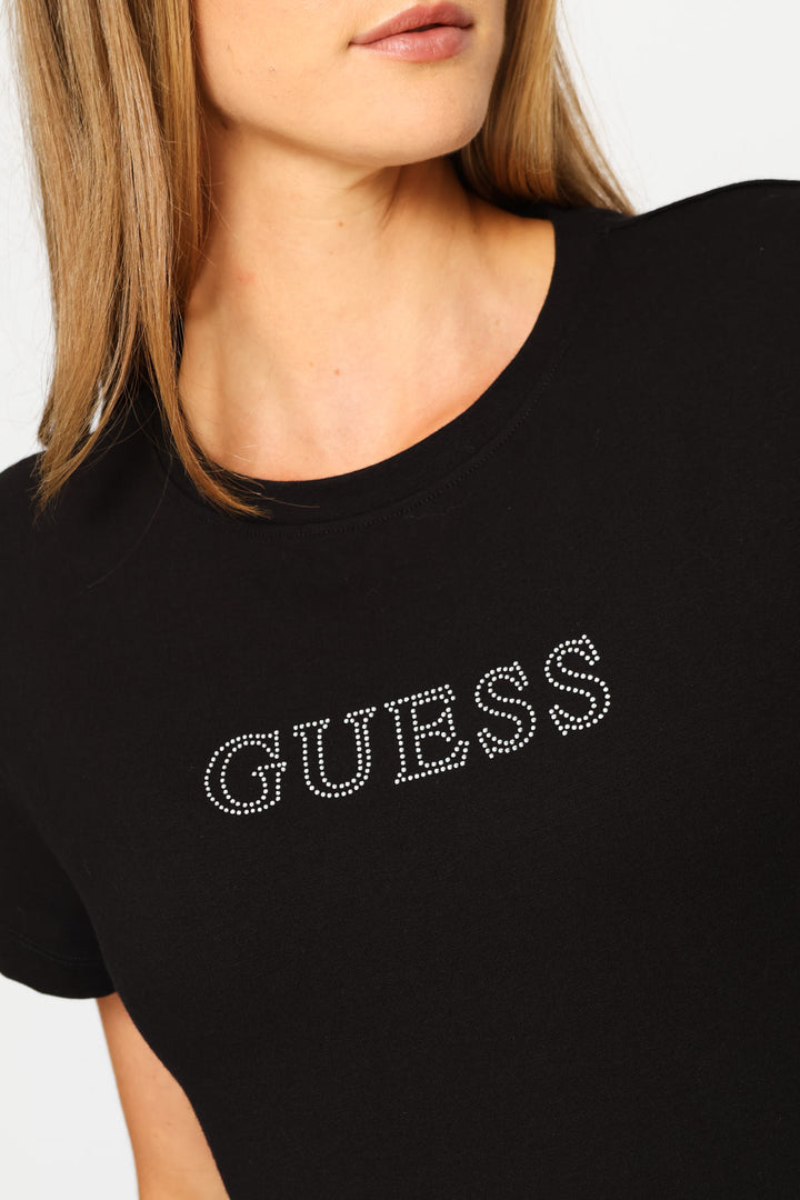 Briana Short Sleeve T-Shirt - Black