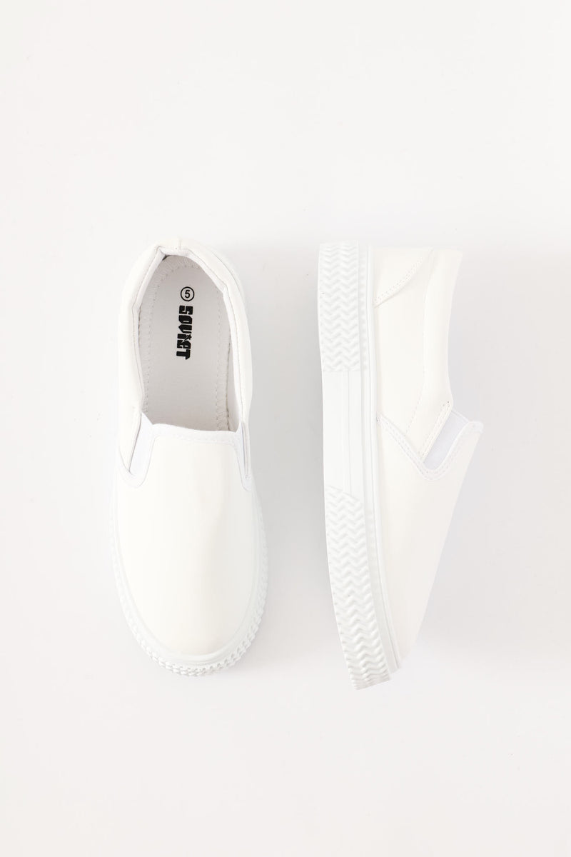 Girls Magnum Sneaker - White