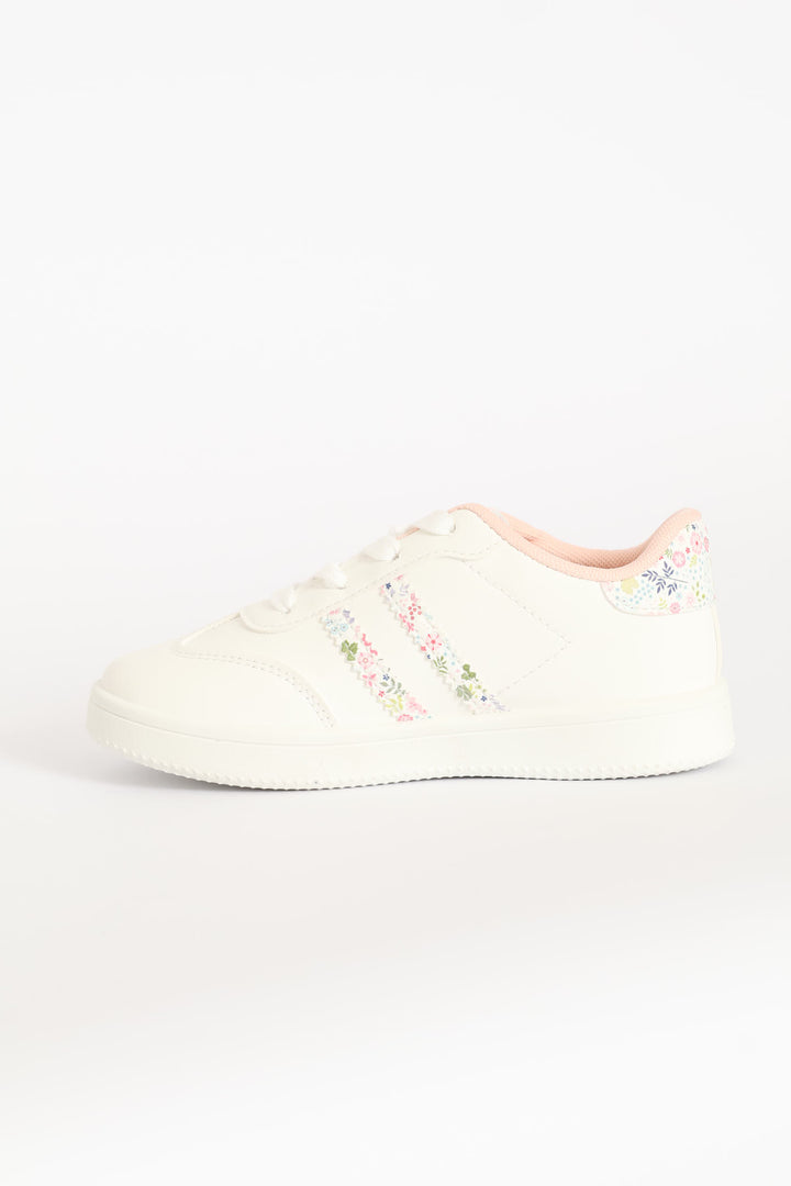 Pre-Girls Isla Fashion Sneaker - White/Pink