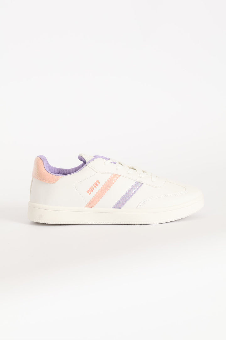 Girls Isla Fashion Sneaker - White/Pink