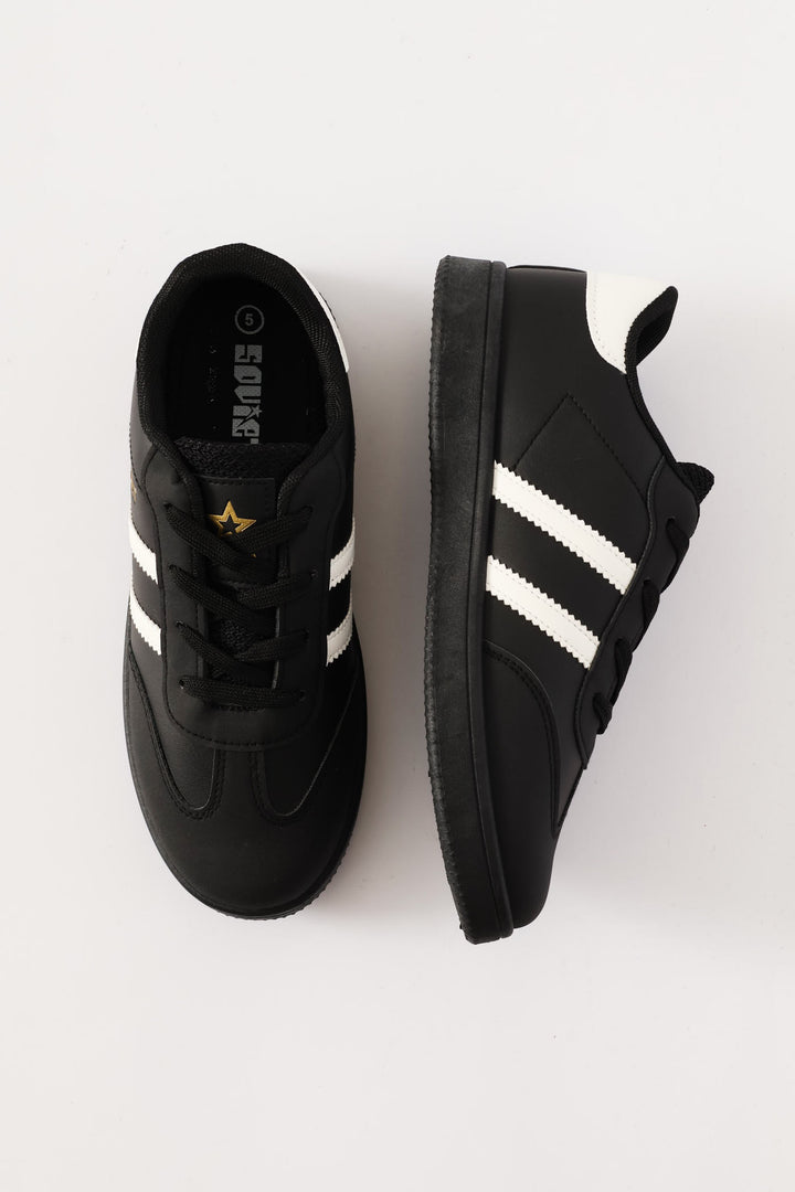 Boys Mono Isla Sneaker - Black